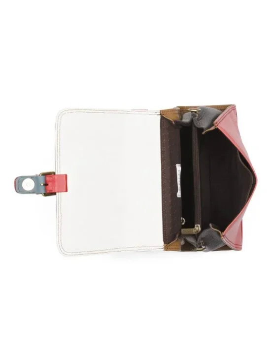 SORUKA Leather Vivian Animal Print Satchel - Picture 2 of 5